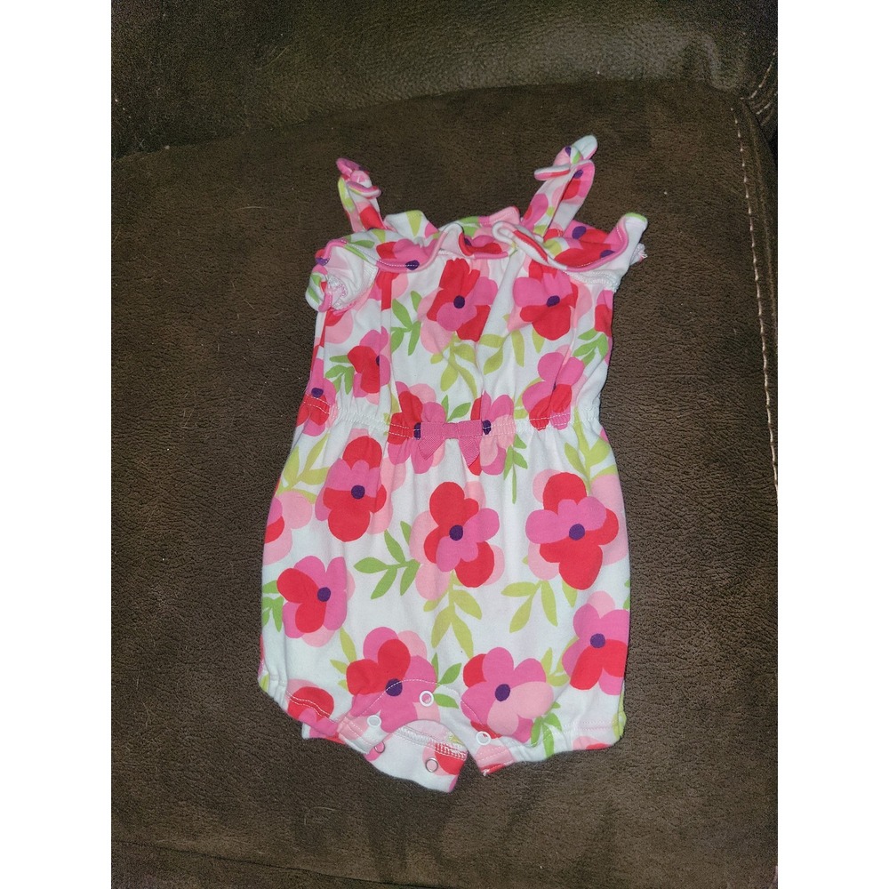 Gymboree layette line tropical pedals romper size 0 3 months